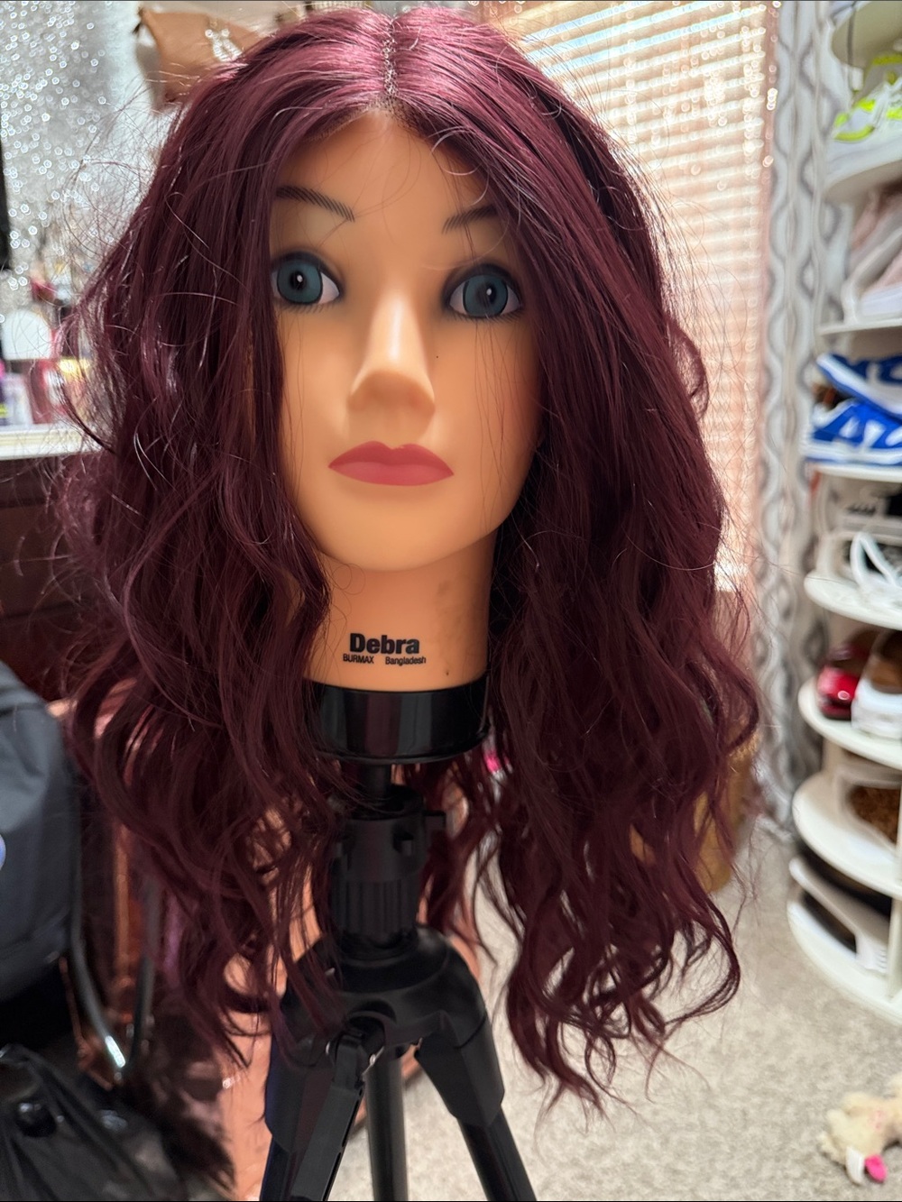CSC Burgandy wig